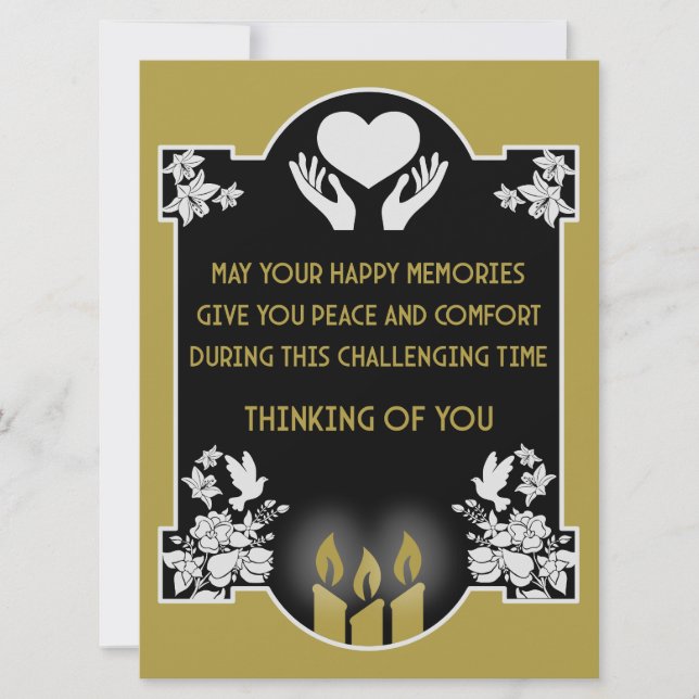 Beileidsbekundungen (Vorderseite)