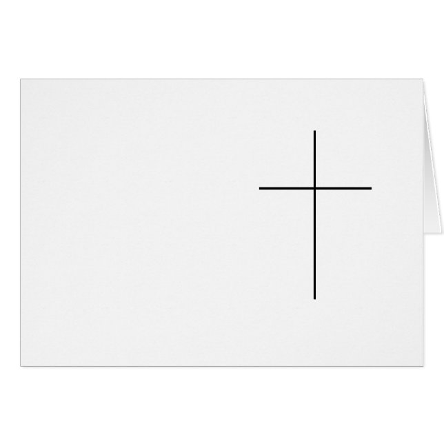 Beileidskarte (Vorderseite (Horizontal))