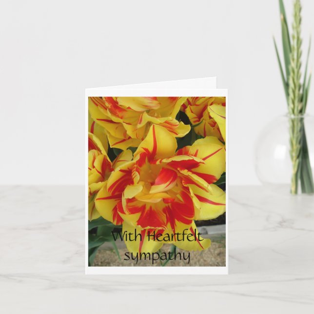 Beileidskarte Karte (Vorderseite)