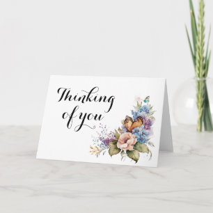 Beileidskarte Trauer In Gedanken bei Ihnen Leer Karte