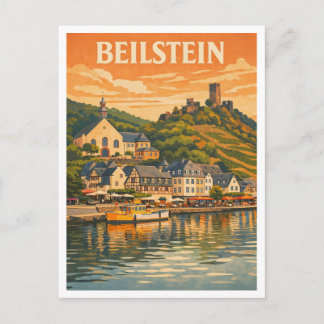 Beilstein Deutschland Landschaften Vintage Reise K Postkarte