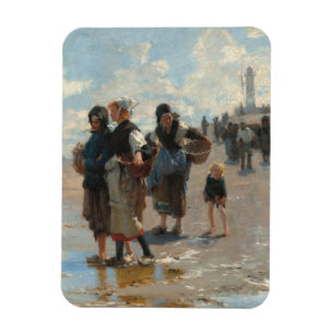 Beim Angeln von John Singer Sargent Magnet