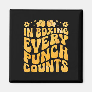 Beim Boxen zählt jeder Punch Boxer Sportler Magnet