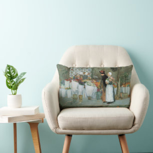 Beim Floristen von Childe Hassam, Vintage Fine Art Lendenkissen