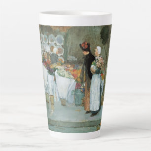 Beim Floristen von Childe Hassam, Vintage Fine Art Milchtasse