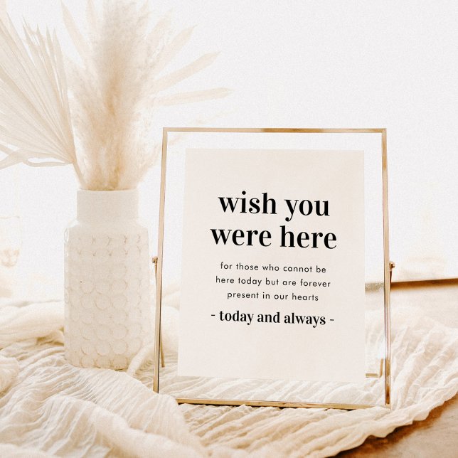 Beim Love Memory Sign | Wünschst du wärst hier Hoc Poster (Von Creator hochgeladen)