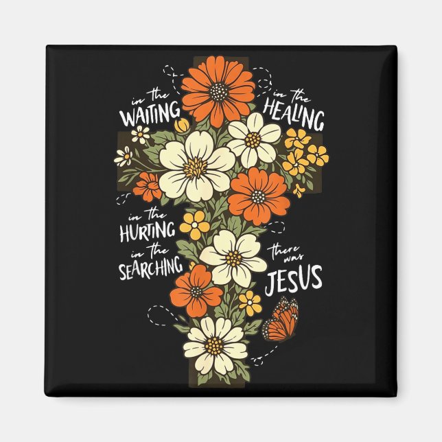 Beim Warten Suchen Schmerzen war Jesus  Magnet (Vorne)