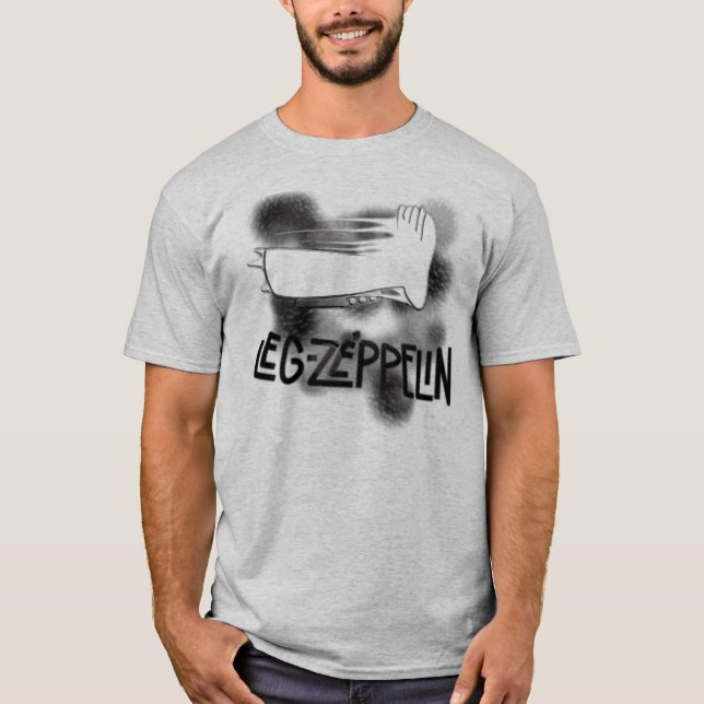 Bein-Zeppelin T-Shirt (Vorderseite)