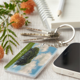 Beinahe gibt es Bäume Kornische Sehenswürdigkeit Schlüsselanhänger