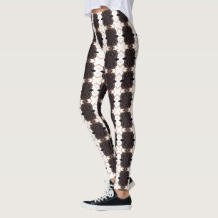 Beine Alive: Einzigartig gemusterte Leggings im Üb