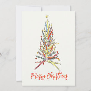 Beine Baum Frohe Weihnachten Grußkarte
