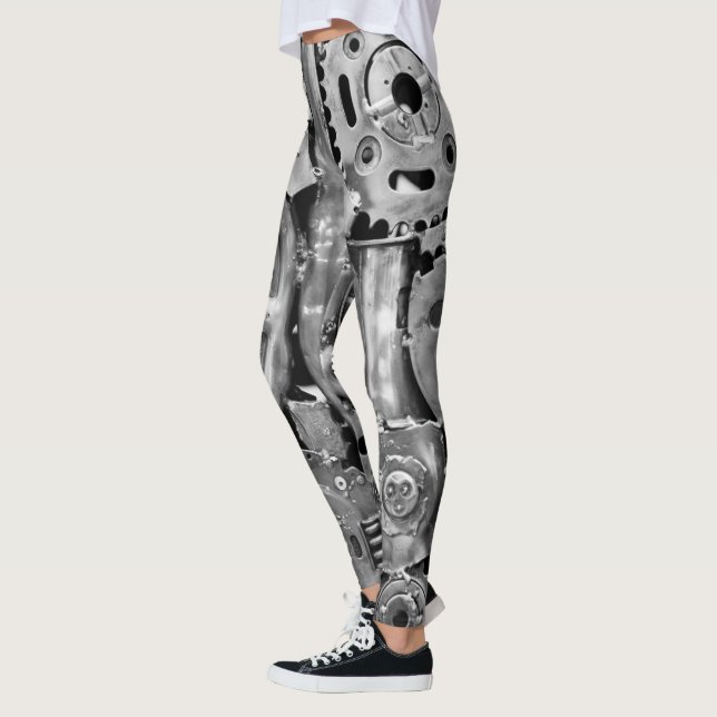 Beine der bionischen Frau der Metallteile Leggings (Links)