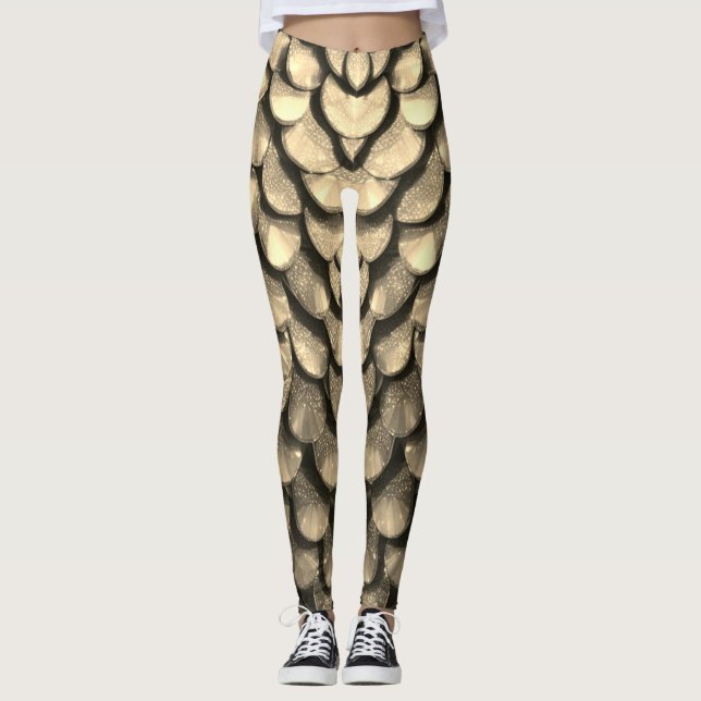 Beine der Drachenwaage. Leggings (Vorderseite)