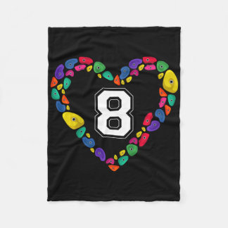 Being 8 Rocks Rock Climbing 8th Birthday Party  Fleecedecke