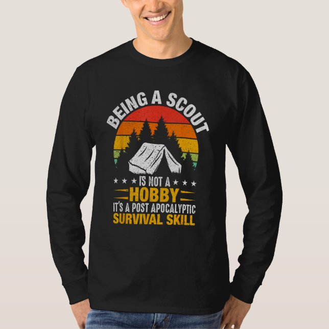 Being A Scout Is Not A Hobby Scouts  for Boys and  T-Shirt (Vorderseite)