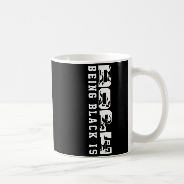 Being Black Is Black History Hbcu Melanin African  Kaffeetasse (Rechts)