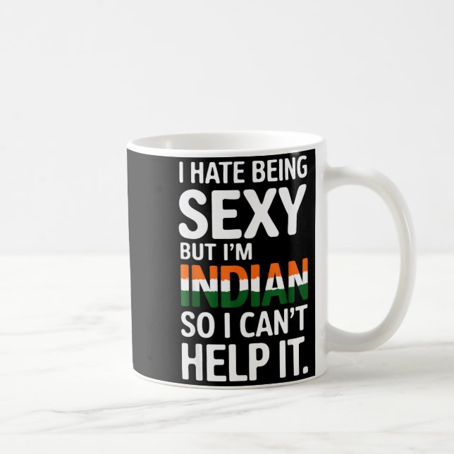 Being Y Indian Funny India  Kaffeetasse (Rechts)