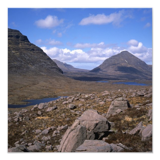 Beinn an Eionn Scotland Fotodruck (Vorne)