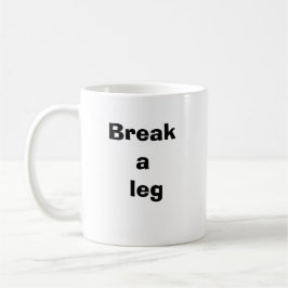 Beinpositiven brechen  kaffeetasse