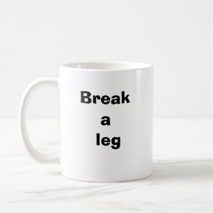Beinpositiven brechen  kaffeetasse