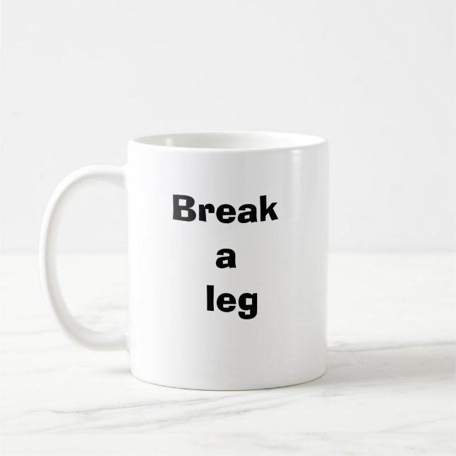 Beinpositiven brechen  kaffeetasse (Links)
