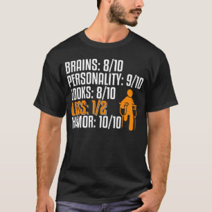 Beinprothese Amputation Vintage Gehirne 810 Persön T-Shirt