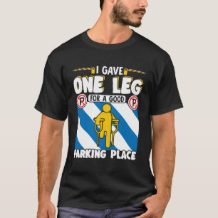 Beinprothese Amputation Vintage Ich Gab Ein Bein F T-Shirt