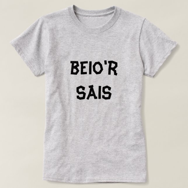 beio'r Sais I Schuld an dem Engländer T-Shirt (Design vorne)