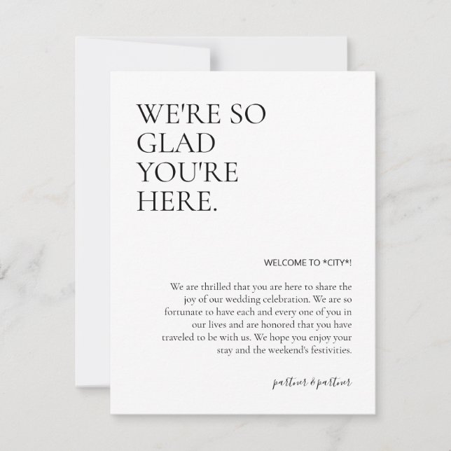 Beipackzettel Mitteilungskarte (Vorderseite)