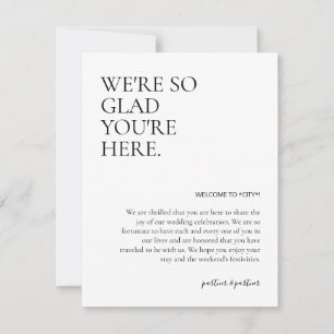 Beipackzettel Mitteilungskarte