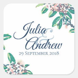 Beipackzettel Quadratischer Aufkleber