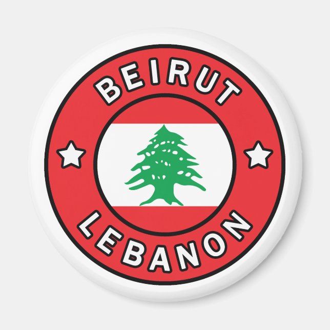 Beirut Libanon Magnet (Vorne)