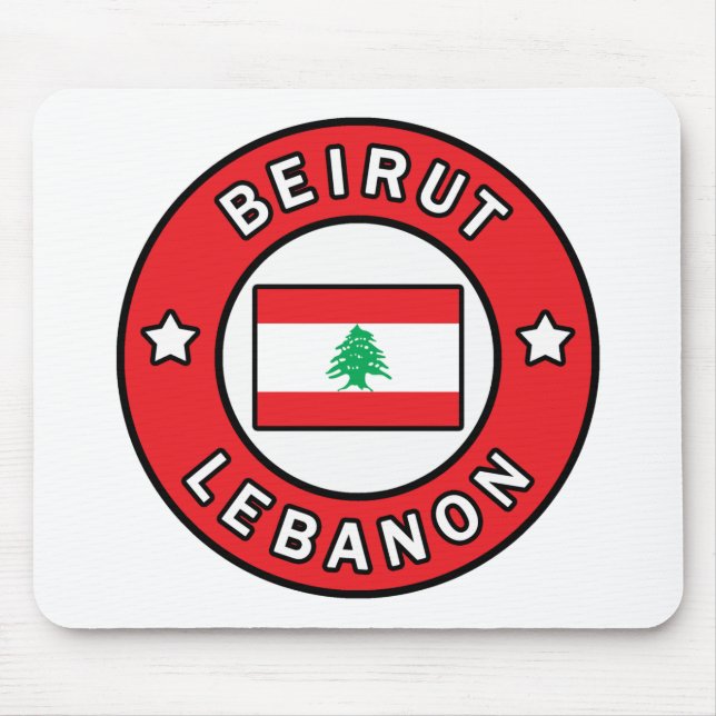 Beirut Libanon Mousepad (Vorne)