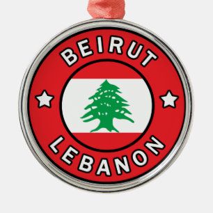 Beirut Libanon Ornament Aus Metall