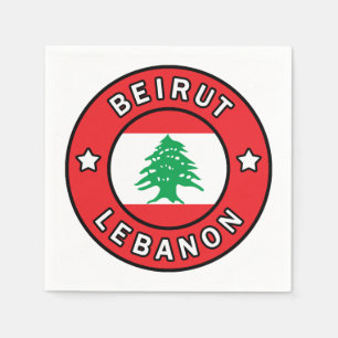 Beirut Libanon Serviette