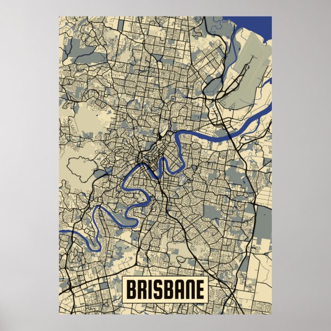 Beirut Map Poster (Vorne)