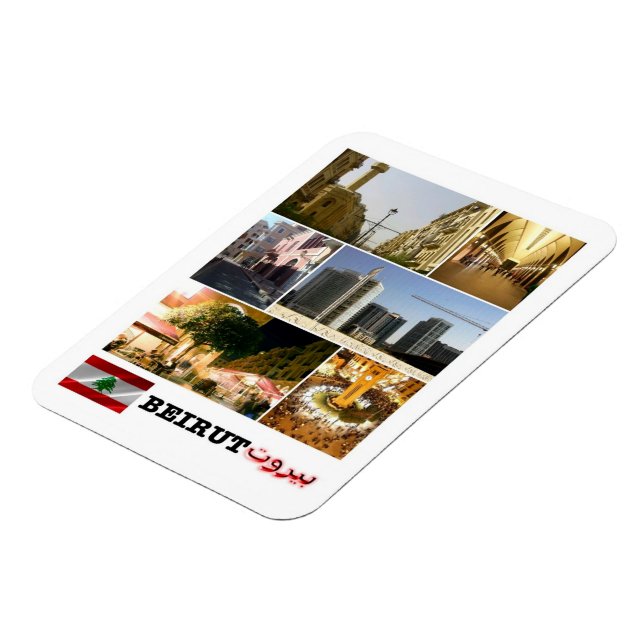 Beirut - Mosaik - Libanon - Magnet (Linke Seite)