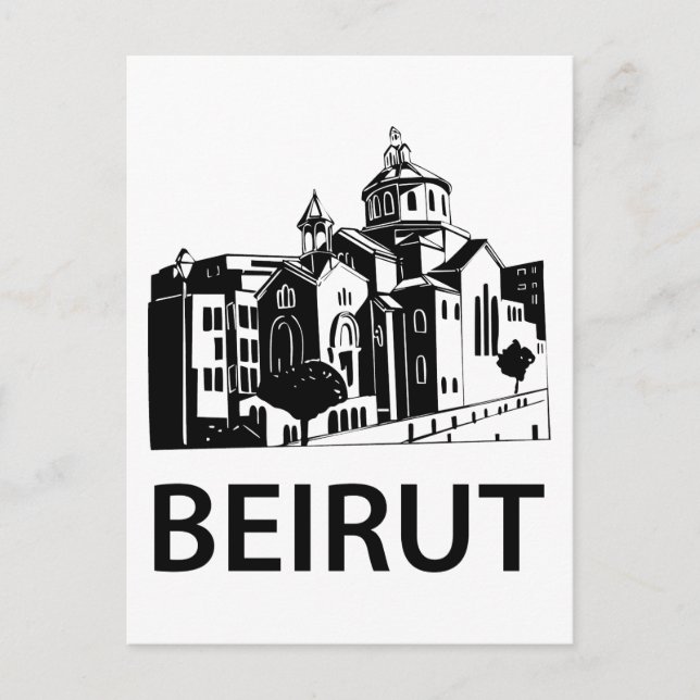 Beirut Postkarte (Vorderseite)