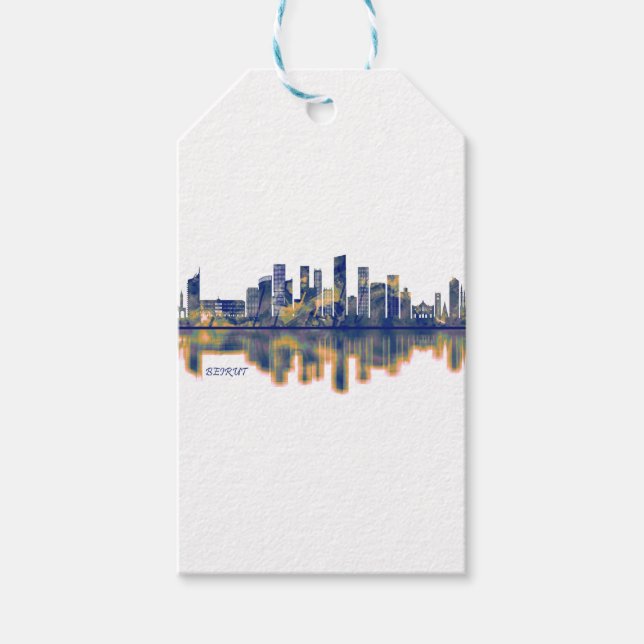 Beirut Skyline Geschenkanhänger (Vorderseite)