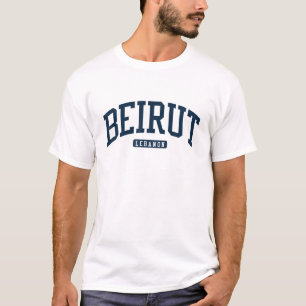 Beirut Uni University Style Navy T-Shirt