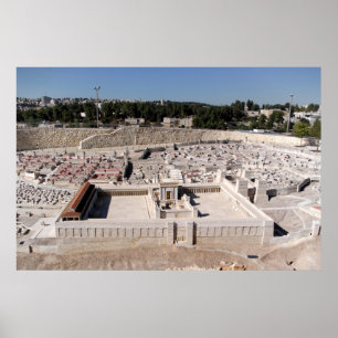 Beis HaMikdash (Heiliger Tempel in Jerusalem) Poster