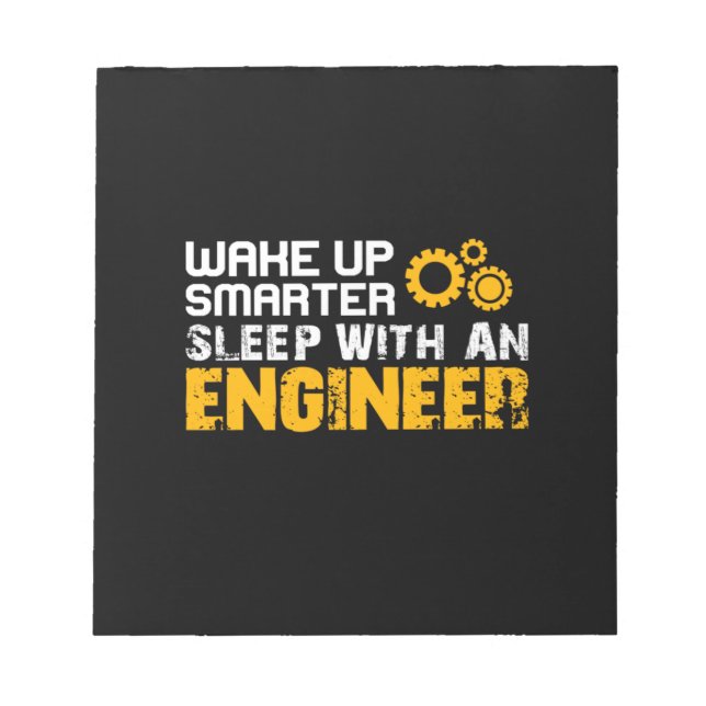 Beisammensitzen eines Ingenieurs Notizblock (Vorderseite)