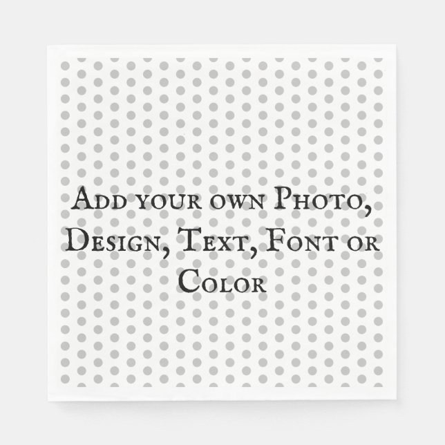 Beispiel: Fügen Sie Ihr eigenes Foto, Text, Schrif Serviette (Vorderseite)