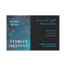 Beispiel für Autor von Black and Aqua Book Cover