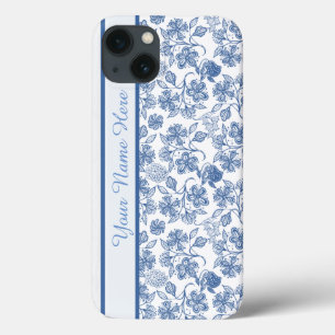 Beispiel für benutzerdefiniertes Indigo Floral Imi Case-Mate iPhone Hülle