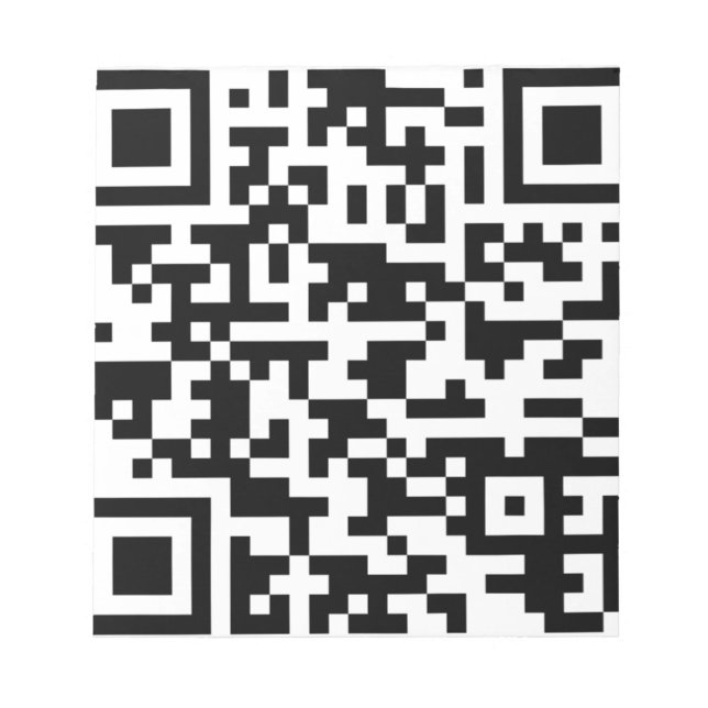 Beispiel für Bitcoin-QR-Code Notizblock (Vorderseite)