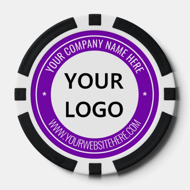 Beispiel für das Design eigener Poker-Chips Pokerchips (Vorderseite)