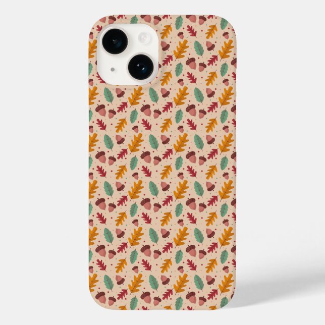 Beispiel für das Herbstmuster Leaf iPhone Case-Mate iPhone Hülle (Rückseite)