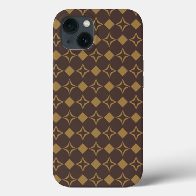 Beispiel für das iPhone-Case in Gold-Rechtecke Case-Mate iPhone Hülle (Rückseite)