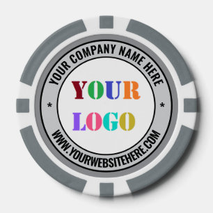Beispiel für das Logo Ihres Unternehmens für Poker Pokerchips